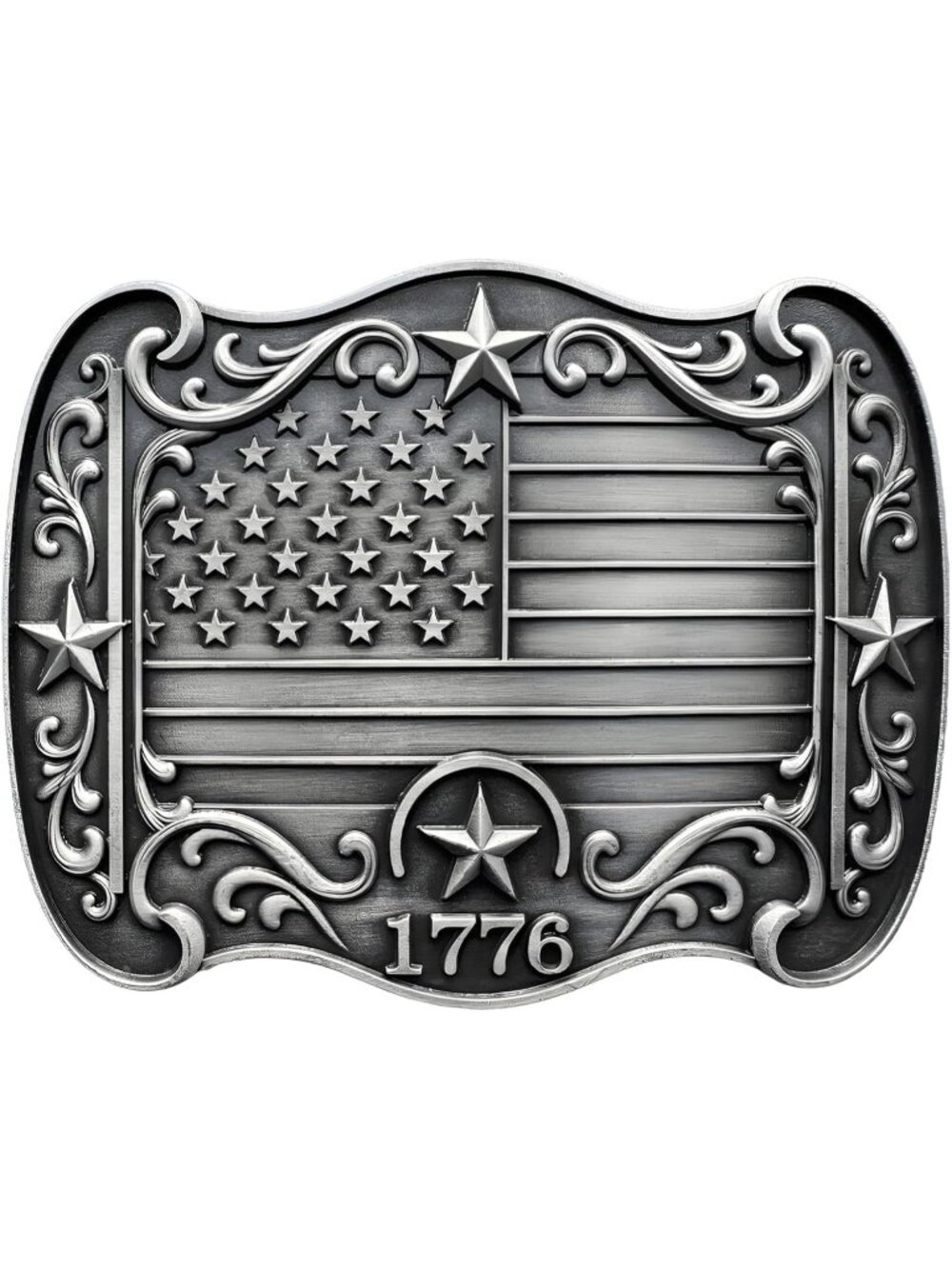 Men 007 Grey Usa Flag Vintage Cowboy Buckle Texas Map Longhorn Rodeo Belt